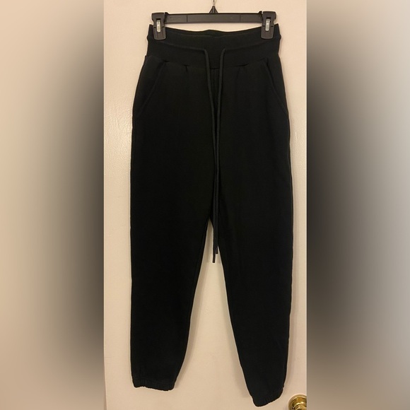 Alo Yoga Terry Sweatpant Jogger Black Size XXS/XS - Picture 1 of 6